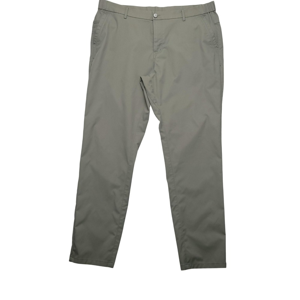 Jack Archer Pants Mens 38x32 Gray‎ Chino Microfiber Stretch Golf Casual